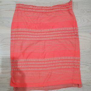 Maeve Anthropologie stretchy neon skirt, used condition